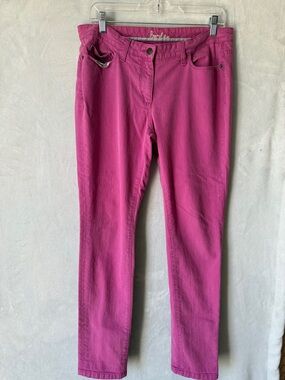 Boden Pink Mid Rise Skinny Jeans Size 10R